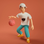 白无常C4D人物ip角色绑定动画教程【画质高清有工程文件】