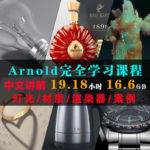 C4D+Arnold中文教程max一枝花(画质高清有工程文件)