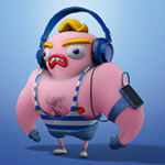 C4D卡通形象建模 徐斌