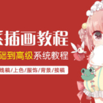 橙汁儿日系Q版插画零基础教程2020【画质不错】