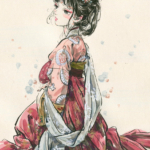 迟迟chichi水墨速写人物班2021年4月结课【画质不错有课件】