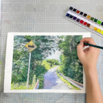 【北川大叔】2020年秋季网络水彩基础班2020年12月结课【画质高清有素材】