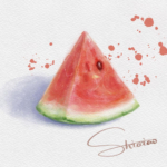 诗乔水彩ipad插画课水果2020年+甜品【画质高清有笔刷】