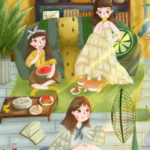 (蓝子云)蓝贵莲插画第28期【2020年7月结课】